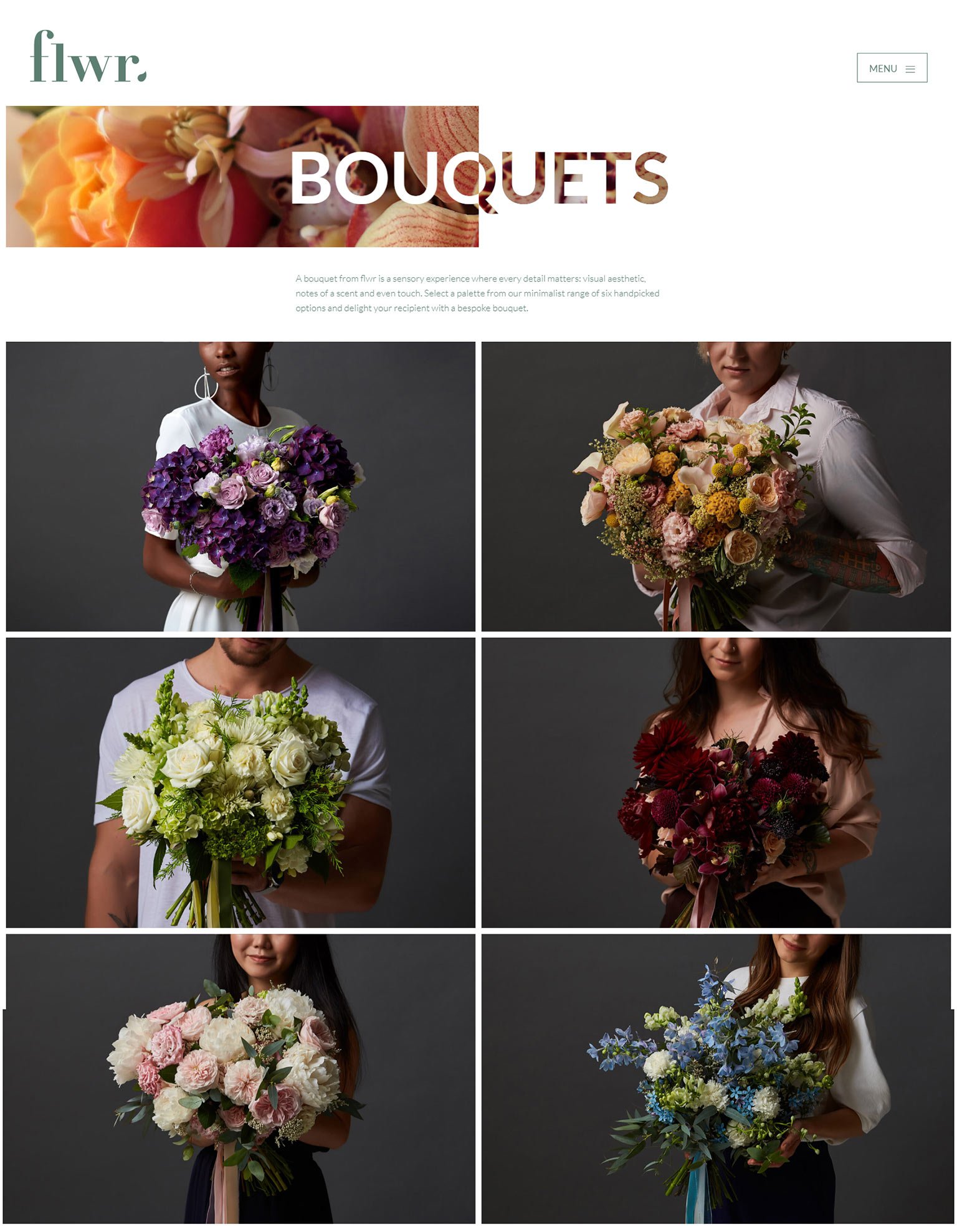 Flwr Online Store Design