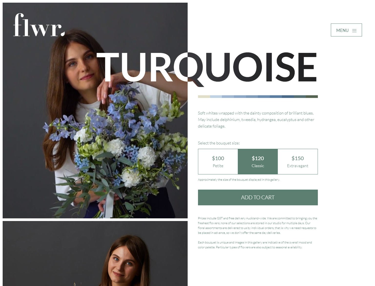 Flwr Online Store Design