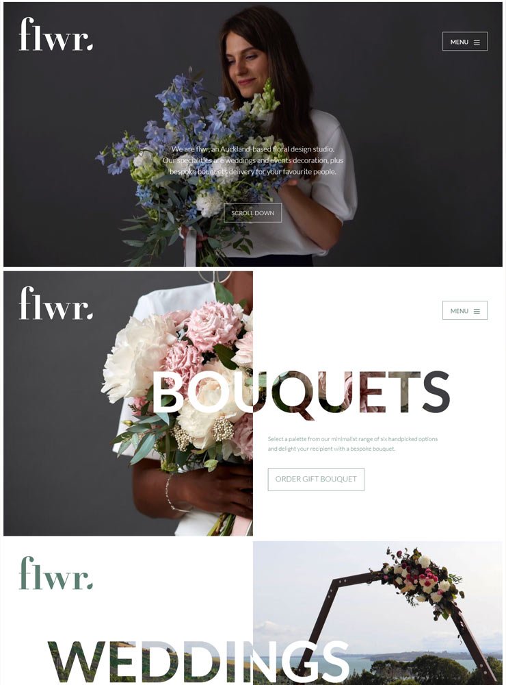 Flwr Online Store Design