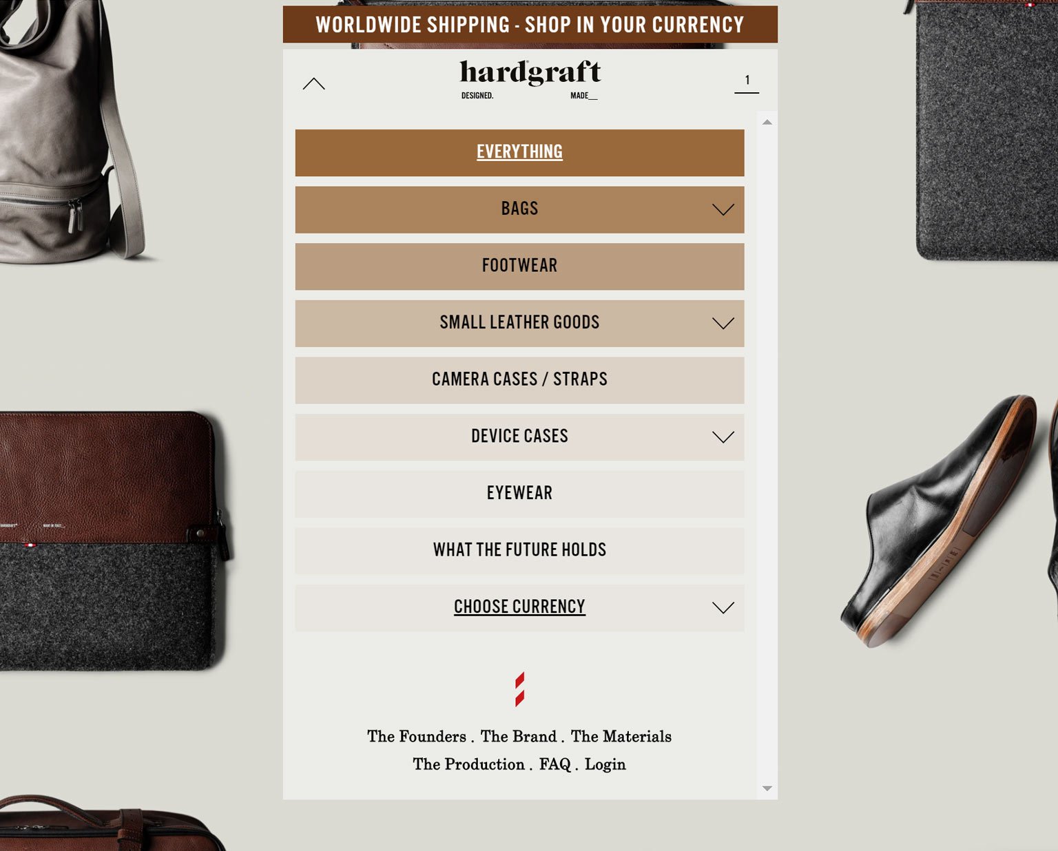 Hardgraft Online Store Design