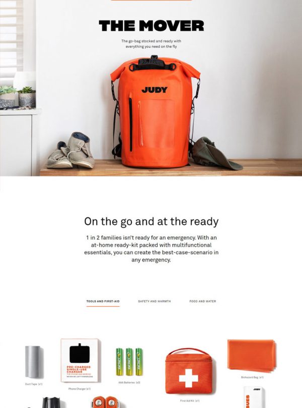 Judy Online Store Design